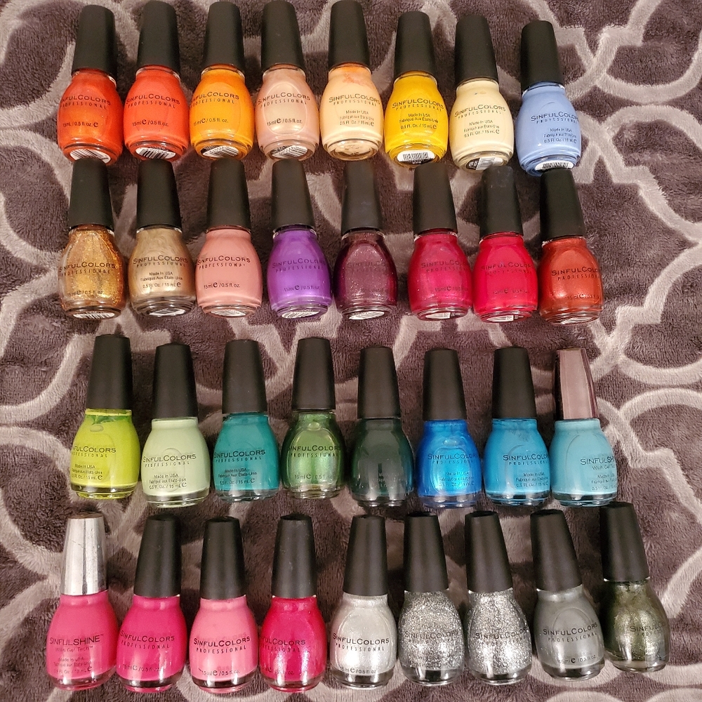 Sinful colors polishes
